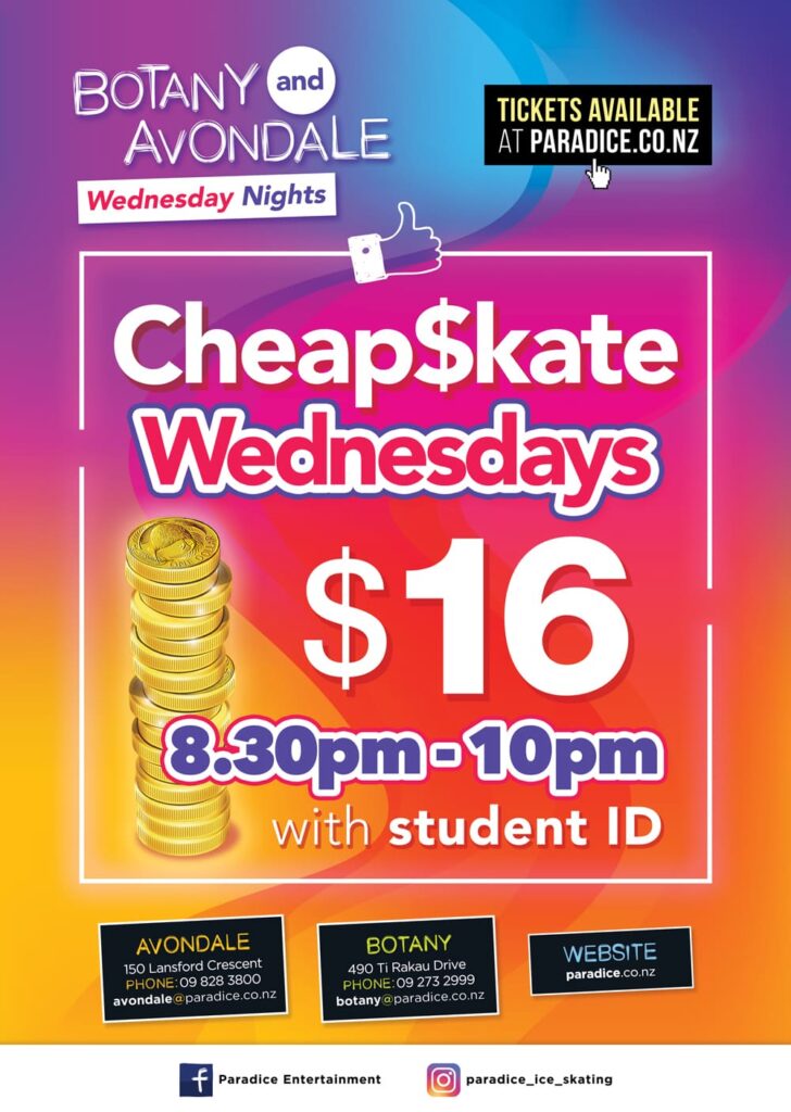 Paradice Cheapskate Wednesday