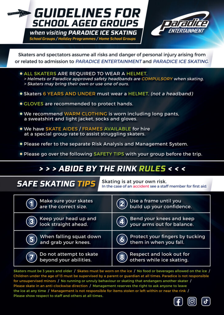 Guidelines for school aged groups